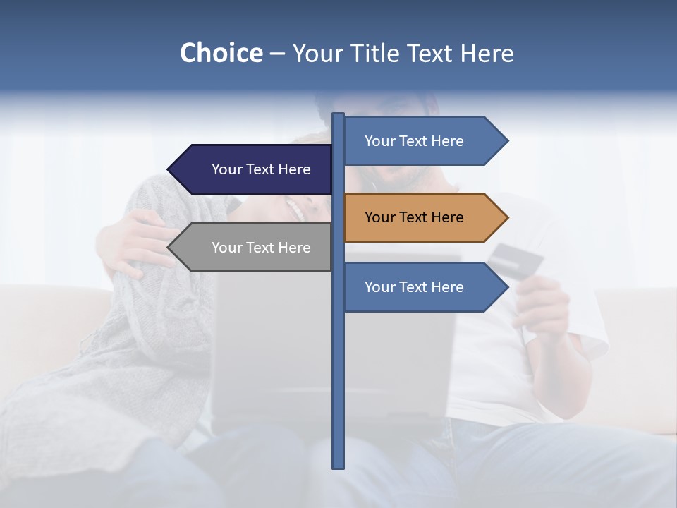 Indoors Married Lovers PowerPoint Template