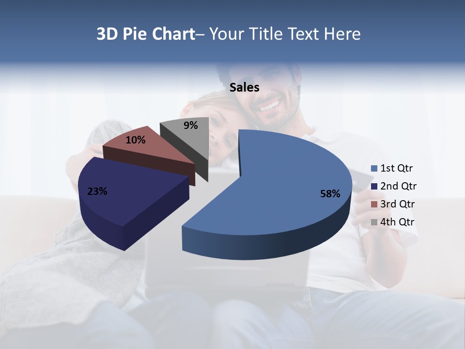 Indoors Married Lovers PowerPoint Template