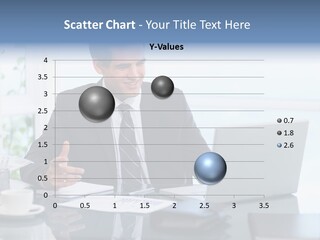 Desk Successful One Person PowerPoint Template