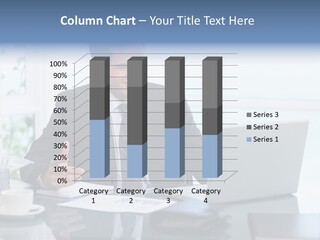 Desk Successful One Person PowerPoint Template