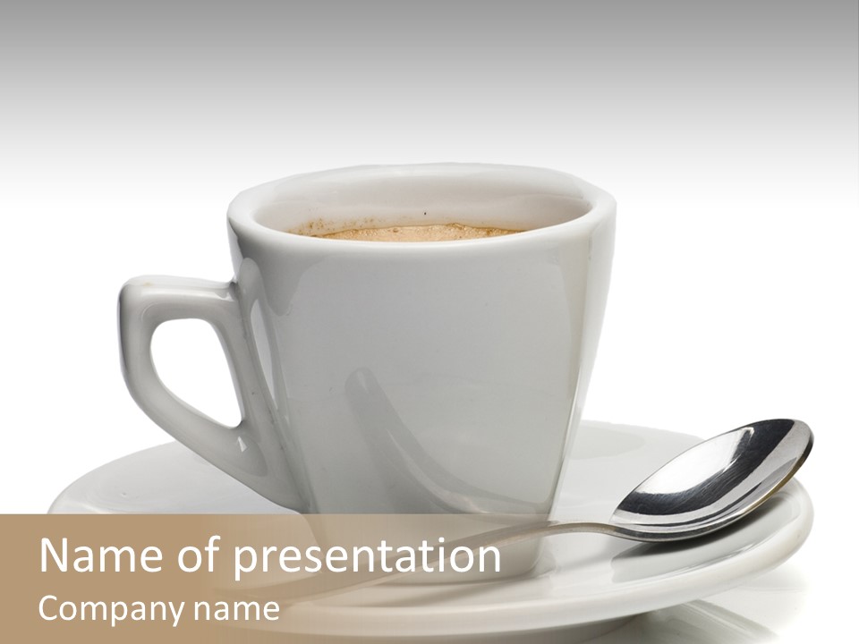 Toast Coffe Espresso PowerPoint Template