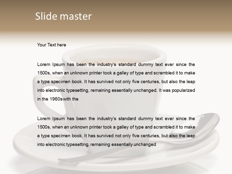 Toast Coffe Espresso PowerPoint Template