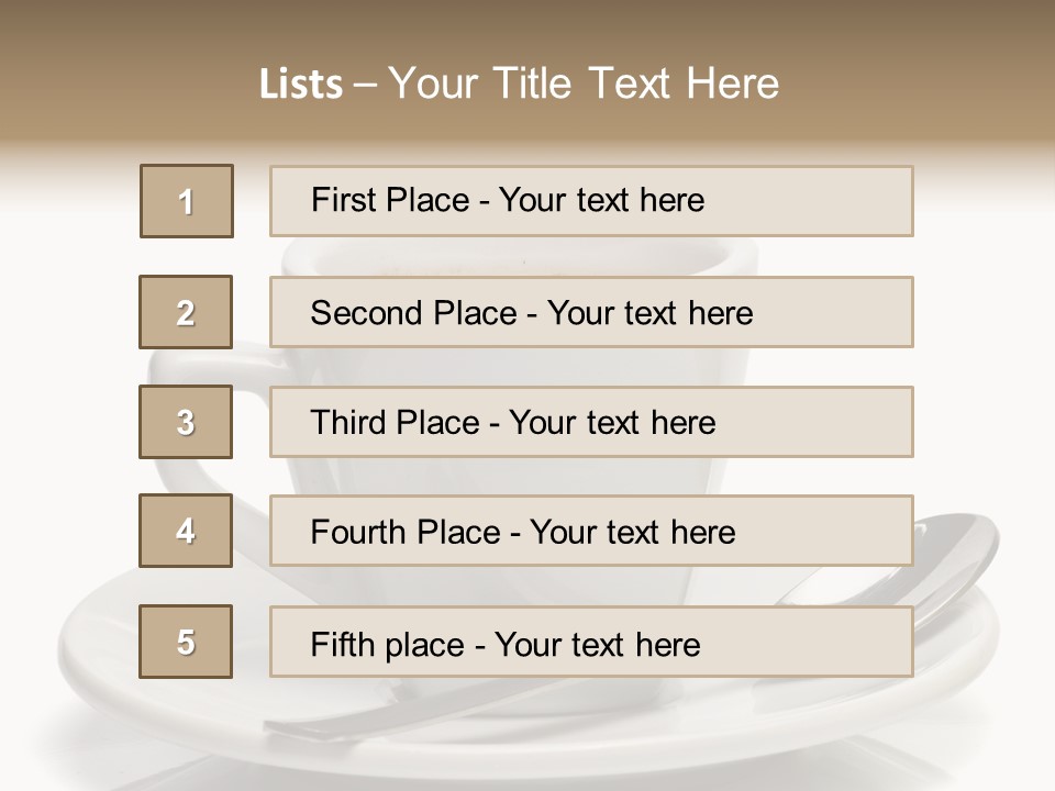 Toast Coffe Espresso PowerPoint Template