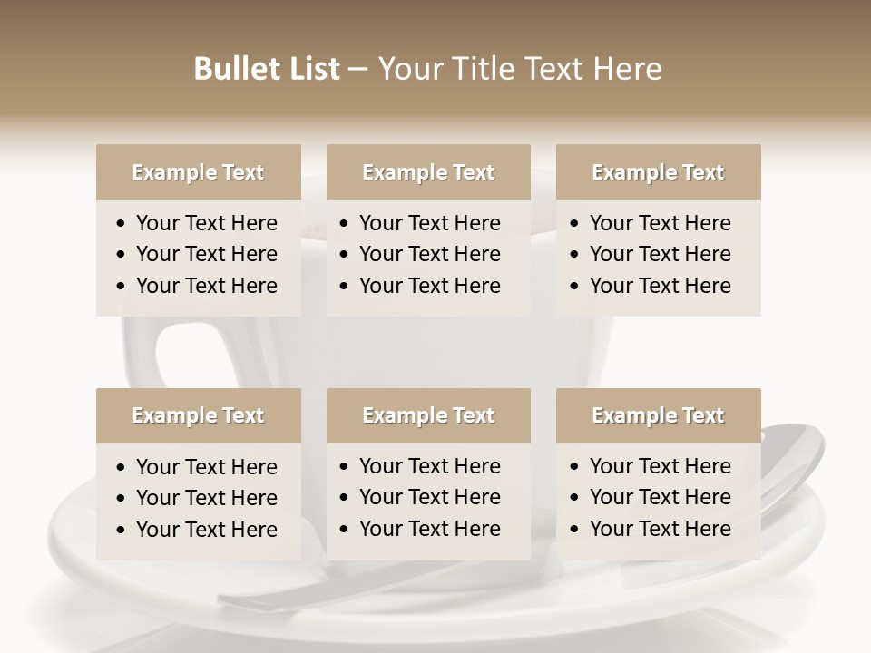 Toast Coffe Espresso PowerPoint Template