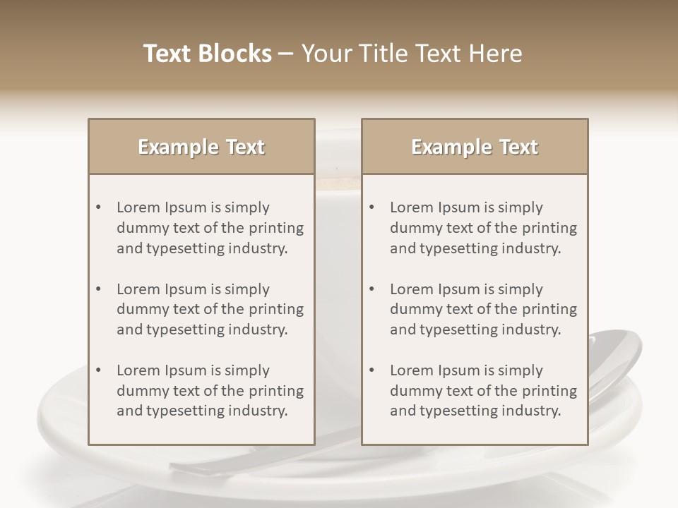 Toast Coffe Espresso PowerPoint Template