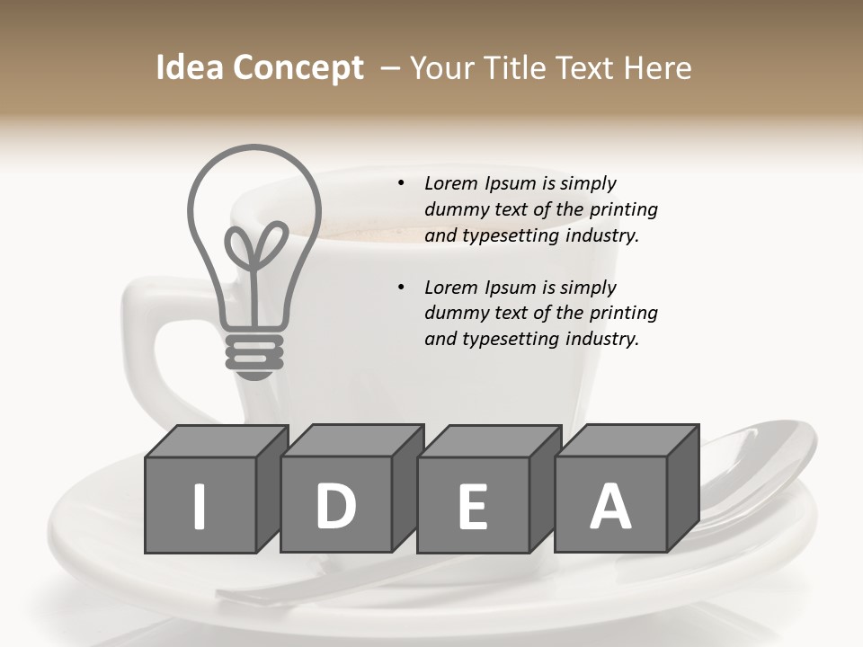 Toast Coffe Espresso PowerPoint Template