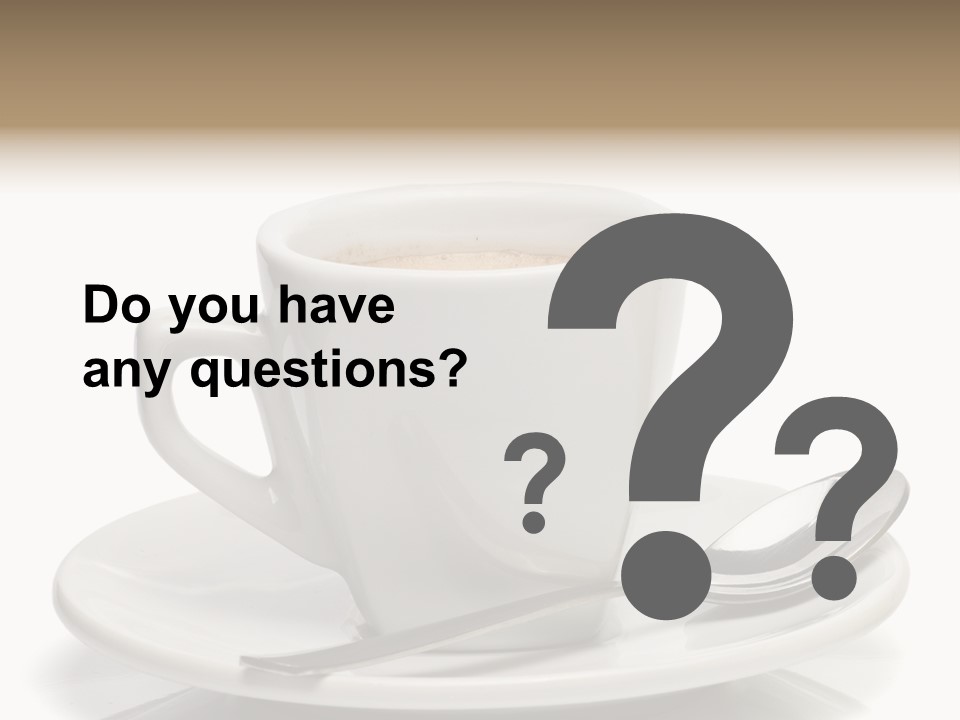 Toast Coffe Espresso PowerPoint Template