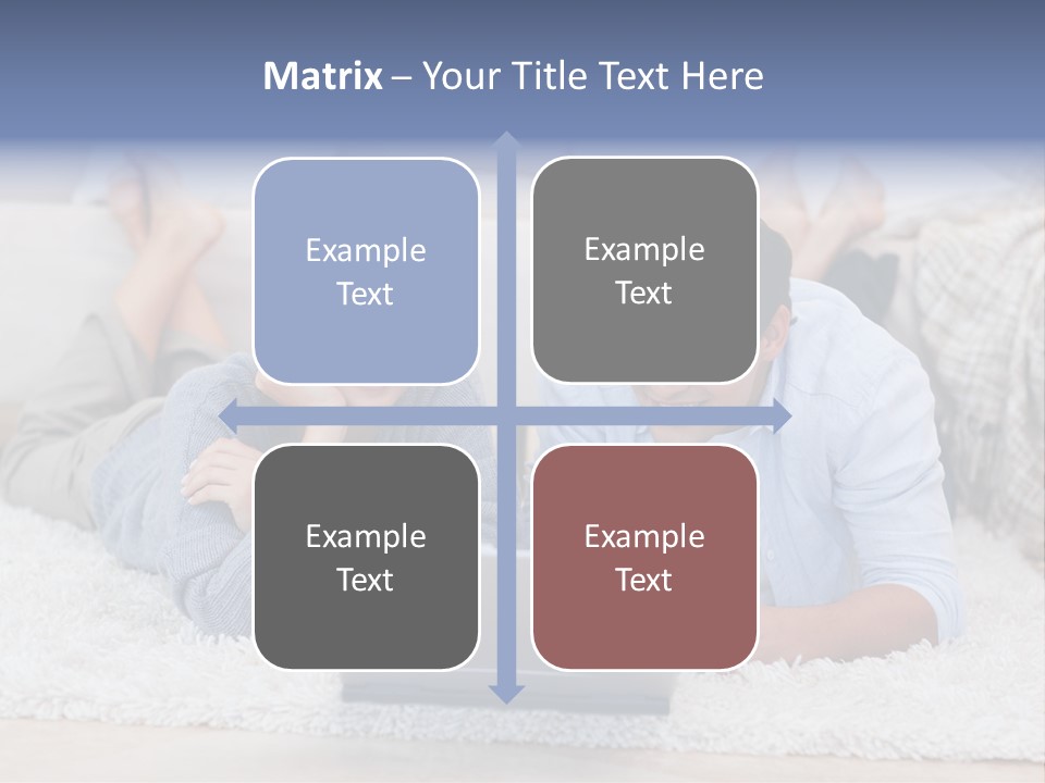 Laptop Handsome Internet PowerPoint Template