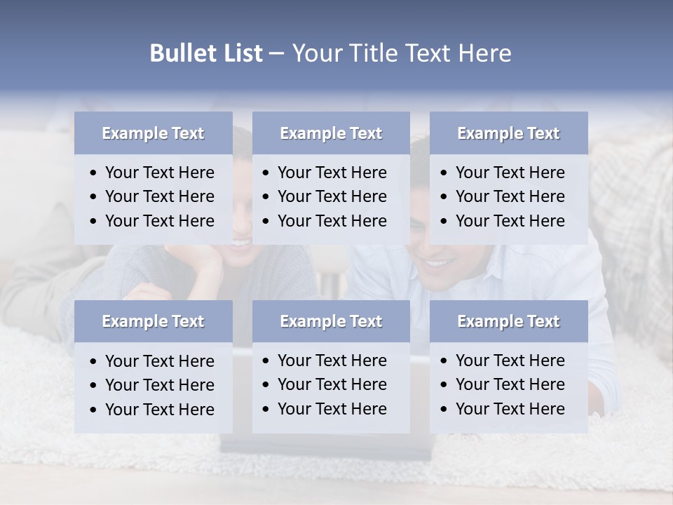 Laptop Handsome Internet PowerPoint Template