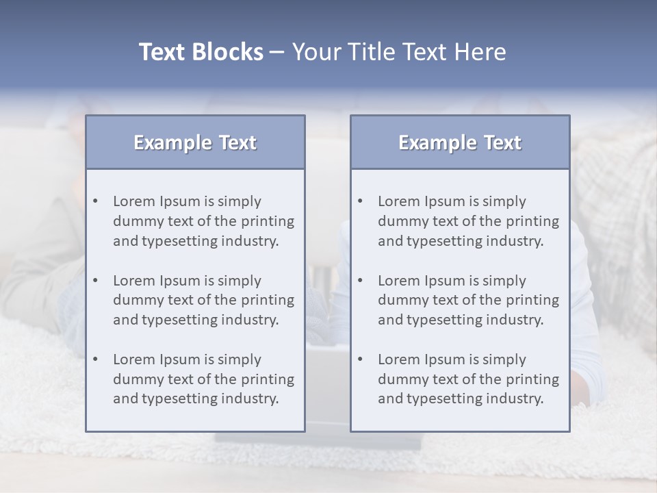 Laptop Handsome Internet PowerPoint Template