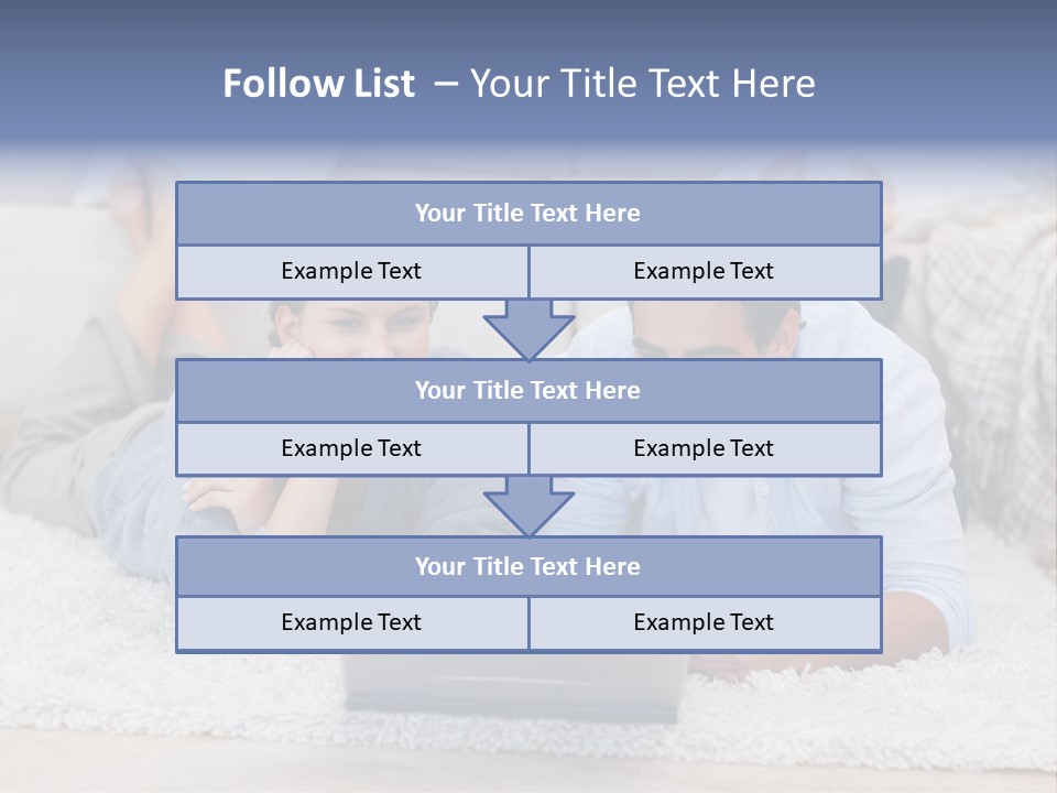Laptop Handsome Internet PowerPoint Template