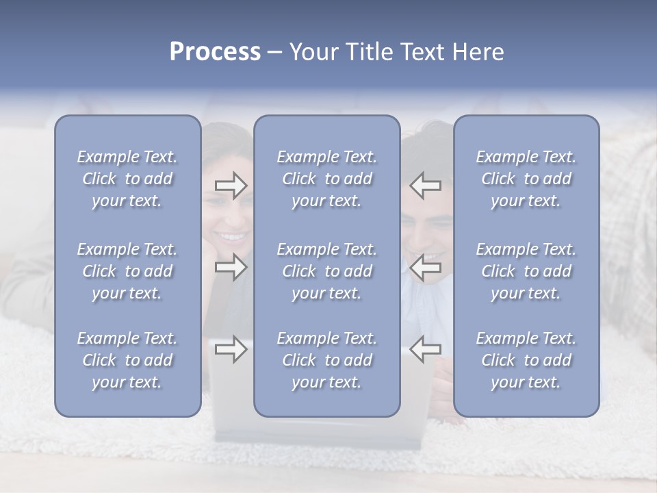 Laptop Handsome Internet PowerPoint Template