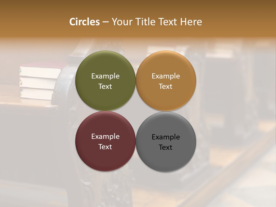 Pew Row Worship PowerPoint Template