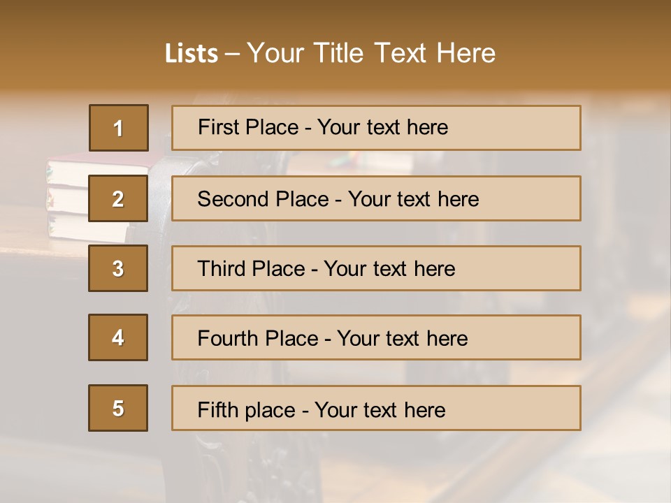 Pew Row Worship PowerPoint Template