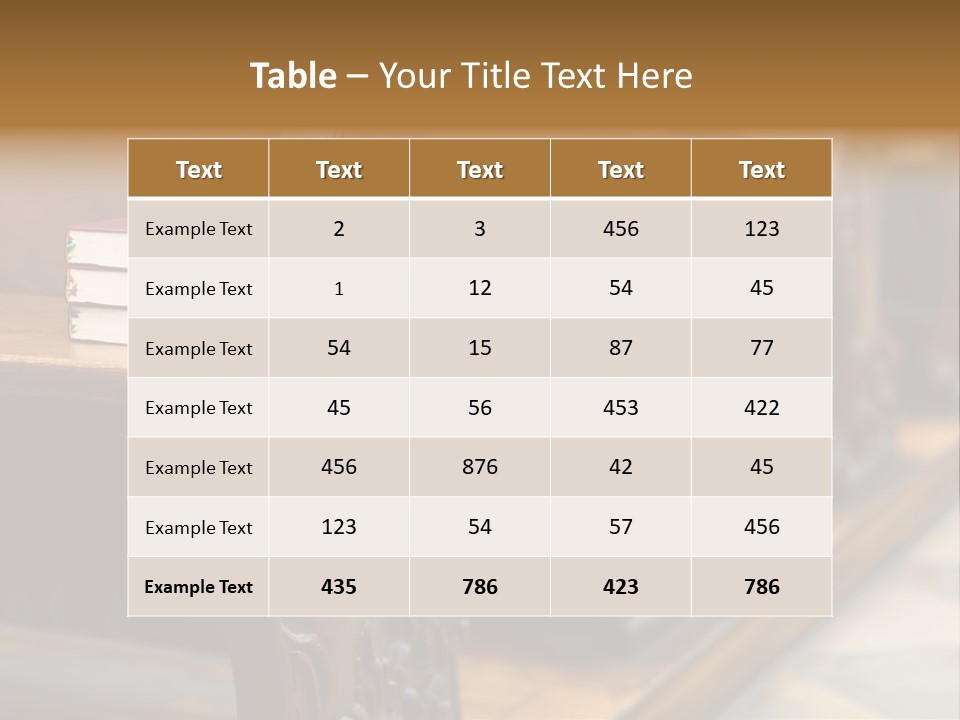 Pew Row Worship PowerPoint Template