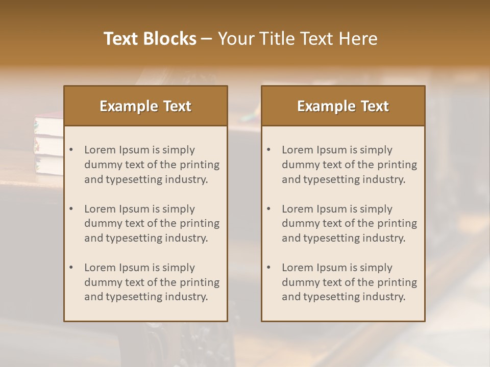 Pew Row Worship PowerPoint Template