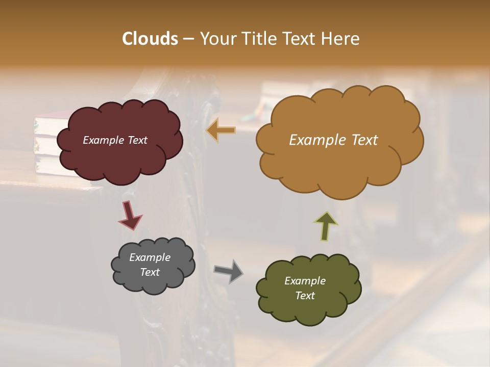 Pew Row Worship PowerPoint Template