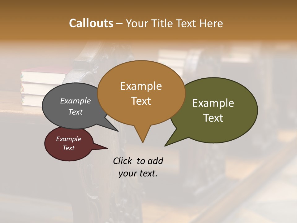 Pew Row Worship PowerPoint Template