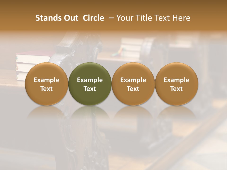 Pew Row Worship PowerPoint Template