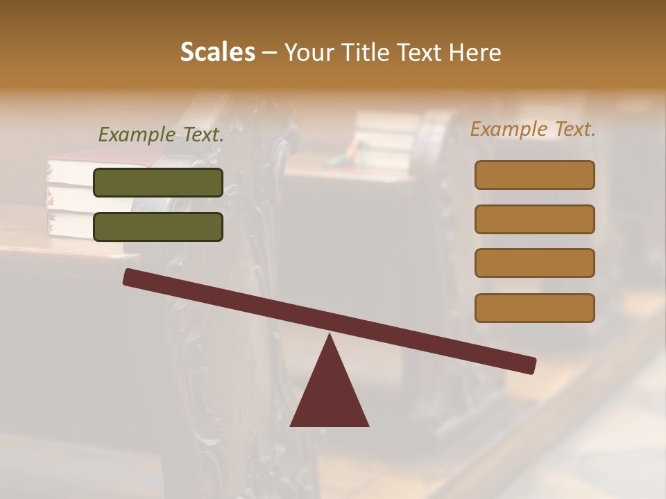 Pew Row Worship PowerPoint Template