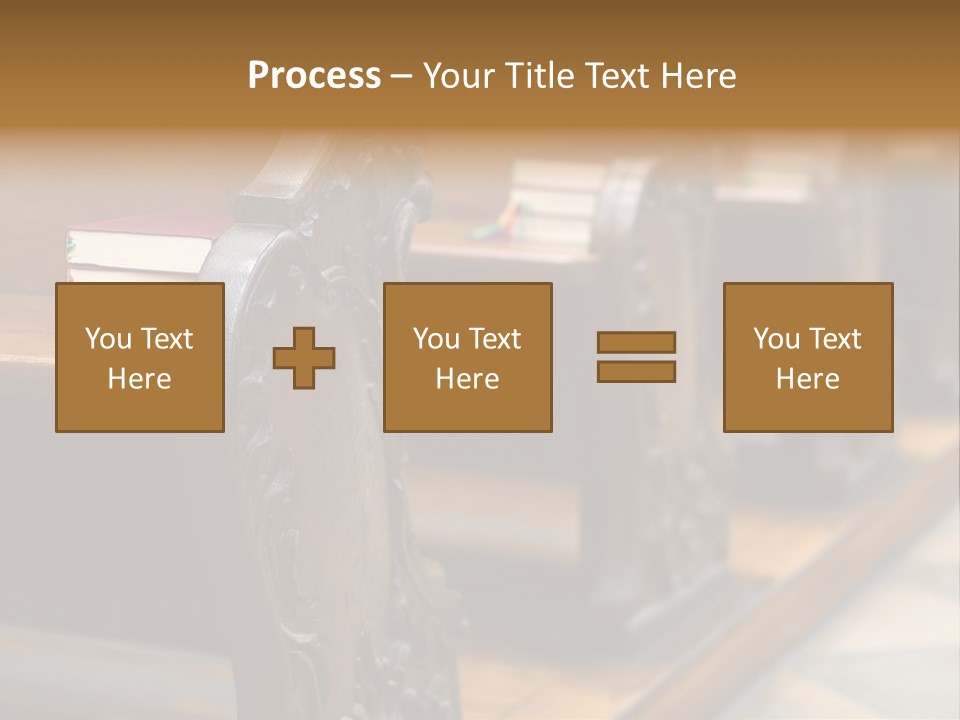 Pew Row Worship PowerPoint Template