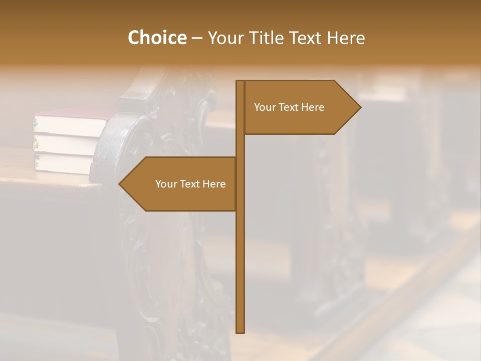 Pew Row Worship PowerPoint Template