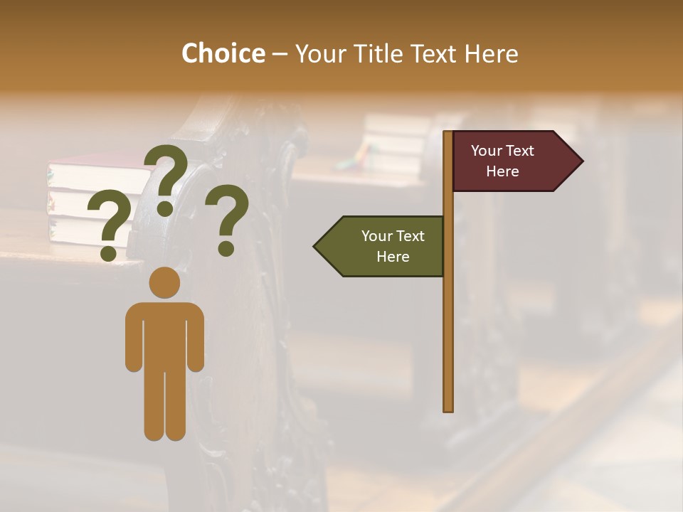 Pew Row Worship PowerPoint Template