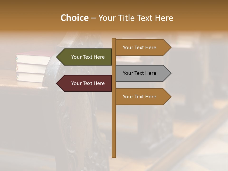 Pew Row Worship PowerPoint Template