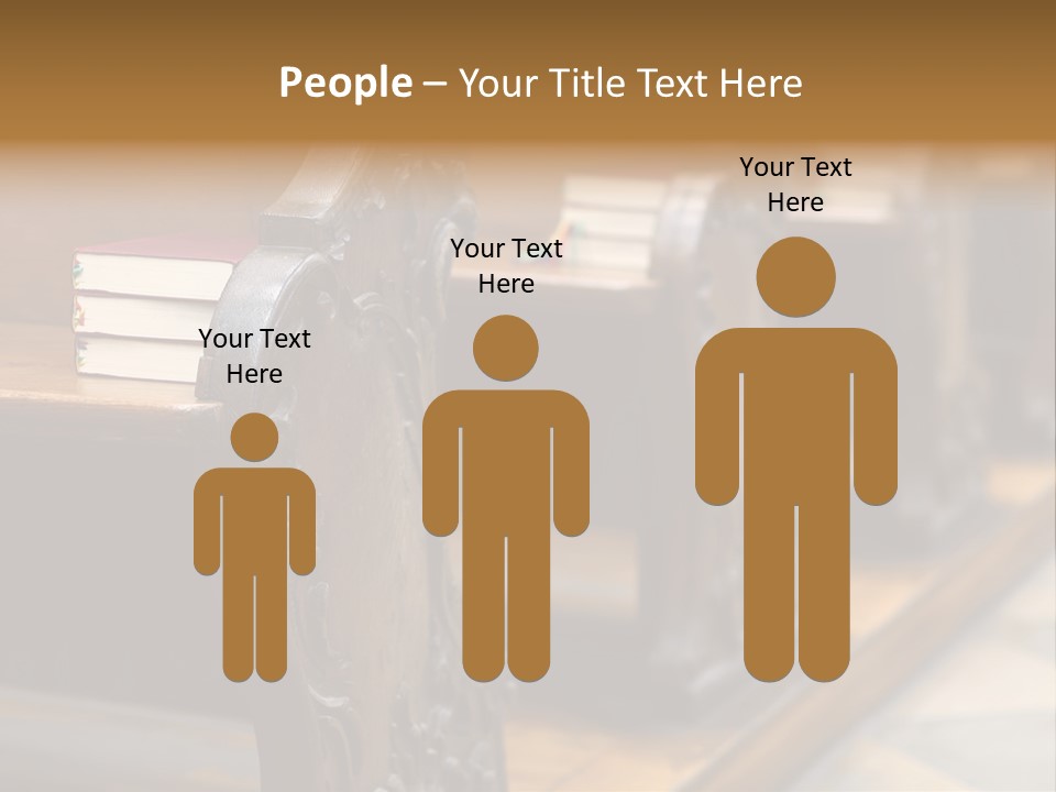 Pew Row Worship PowerPoint Template