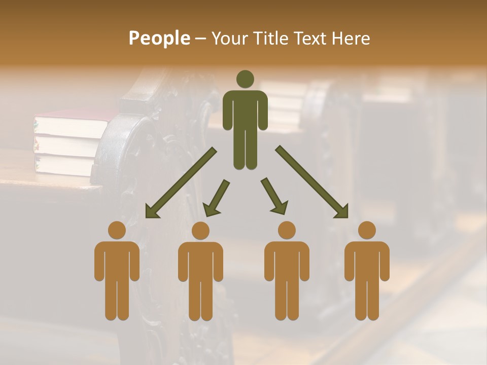 Pew Row Worship PowerPoint Template