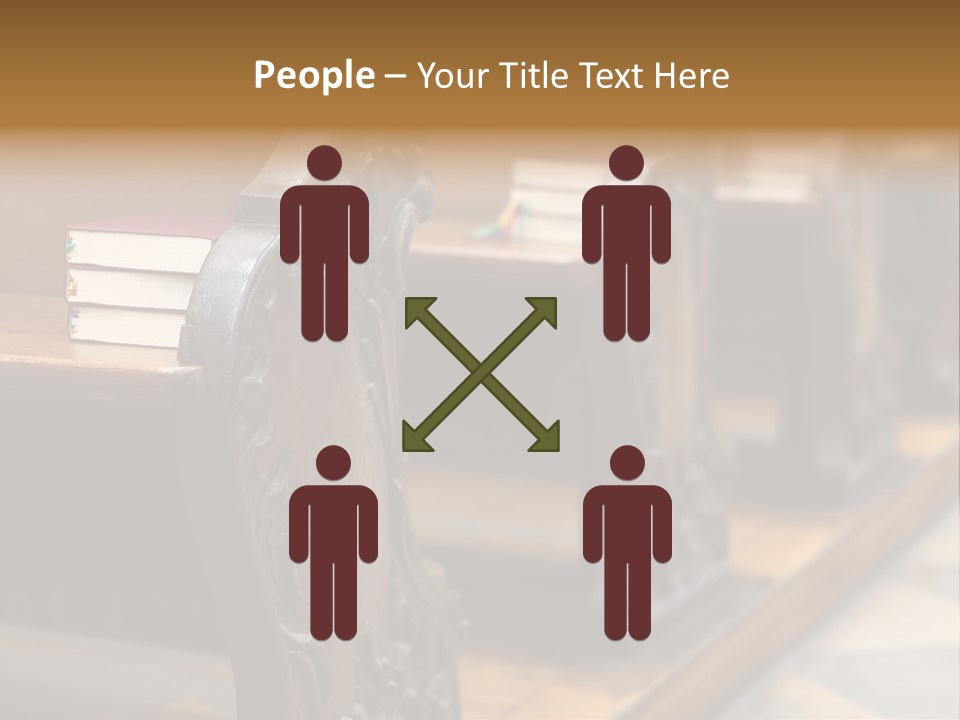 Pew Row Worship PowerPoint Template