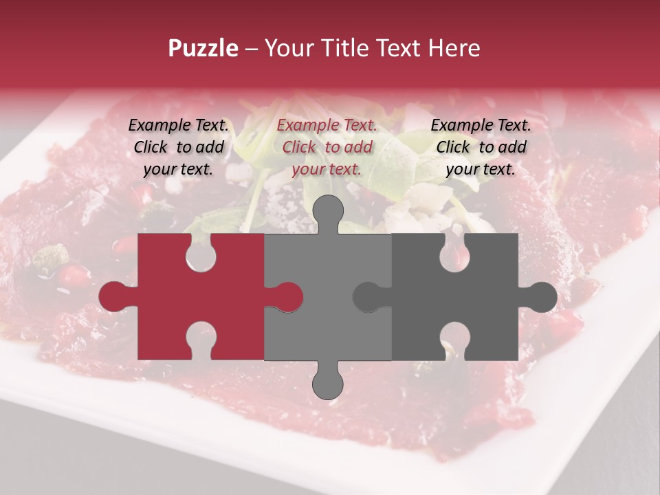 Haute Spice Fillet PowerPoint Template