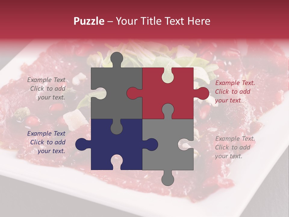 Haute Spice Fillet PowerPoint Template