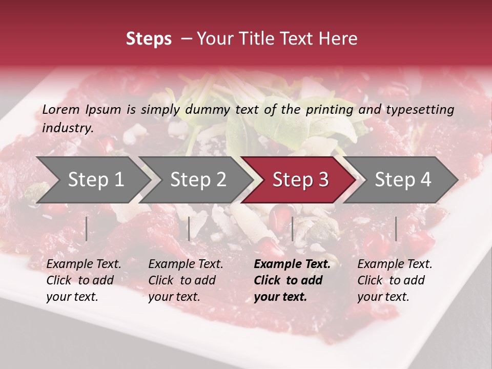 Haute Spice Fillet PowerPoint Template