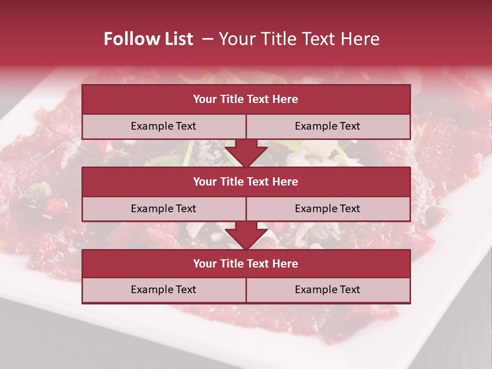 Haute Spice Fillet PowerPoint Template