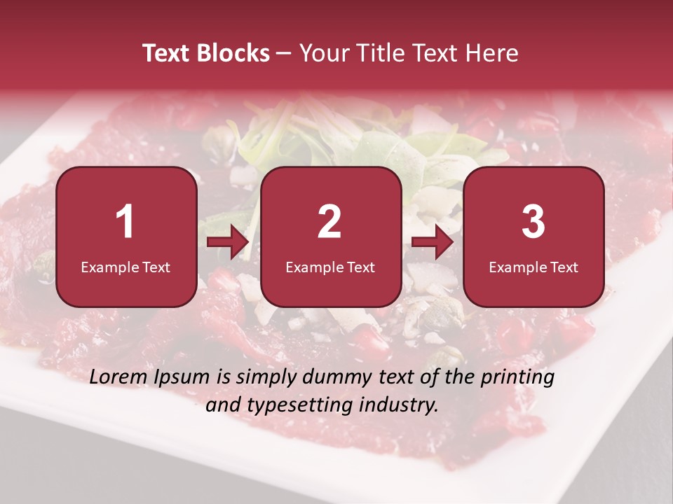 Haute Spice Fillet PowerPoint Template