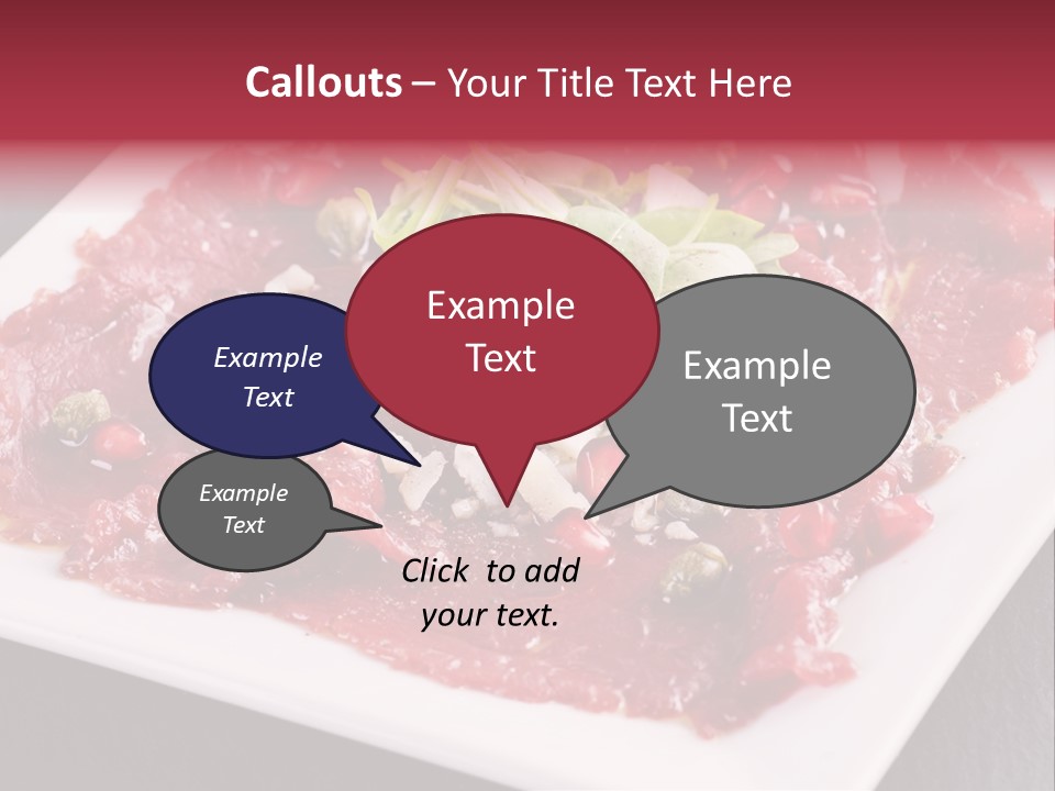 Haute Spice Fillet PowerPoint Template