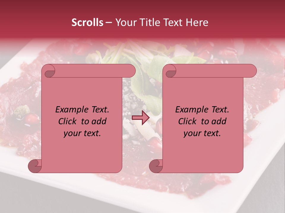 Haute Spice Fillet PowerPoint Template