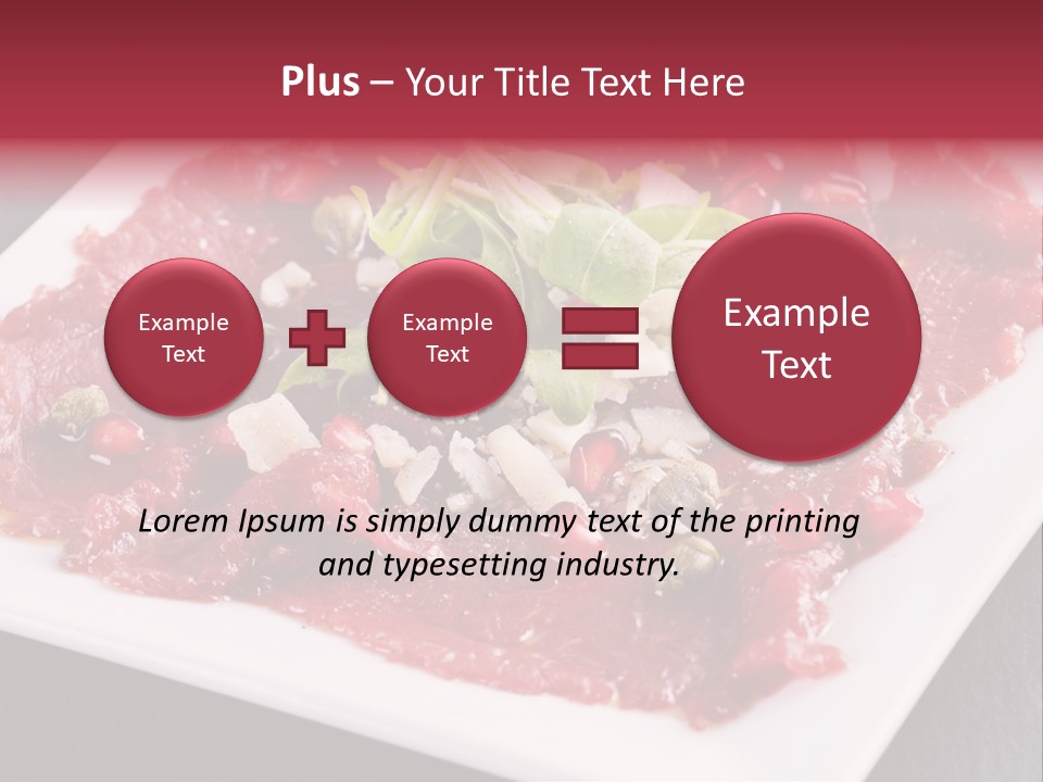 Haute Spice Fillet PowerPoint Template