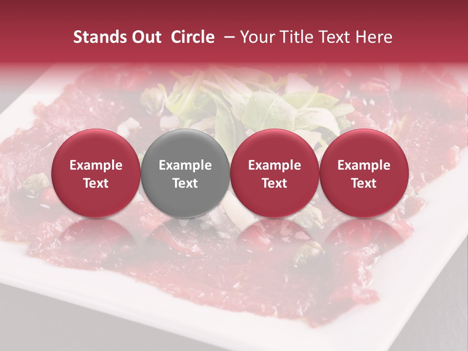 Haute Spice Fillet PowerPoint Template