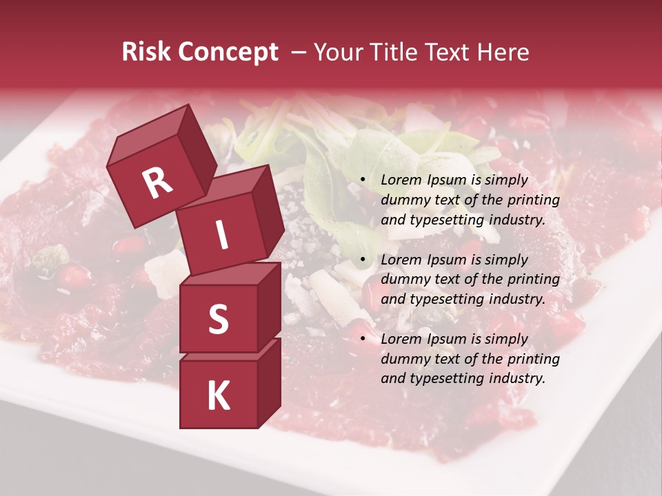 Haute Spice Fillet PowerPoint Template