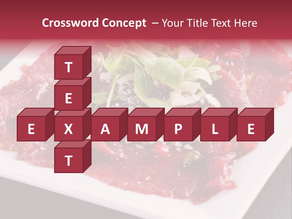 Haute Spice Fillet PowerPoint Template