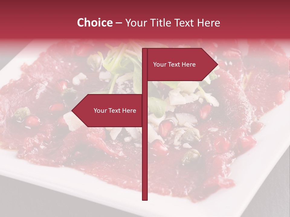 Haute Spice Fillet PowerPoint Template