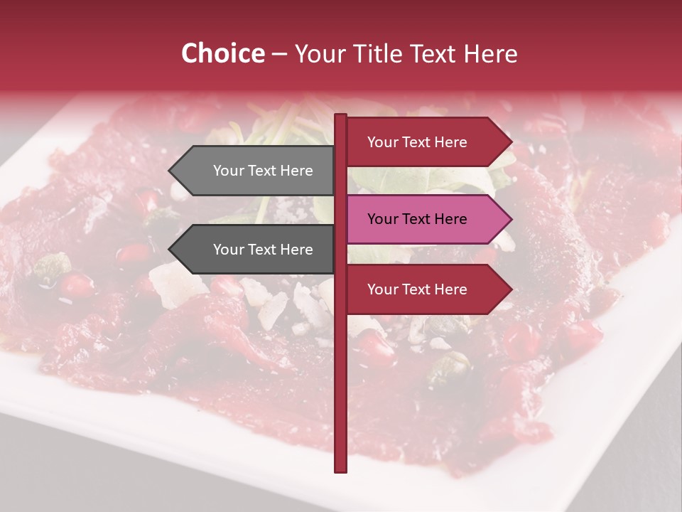 Haute Spice Fillet PowerPoint Template