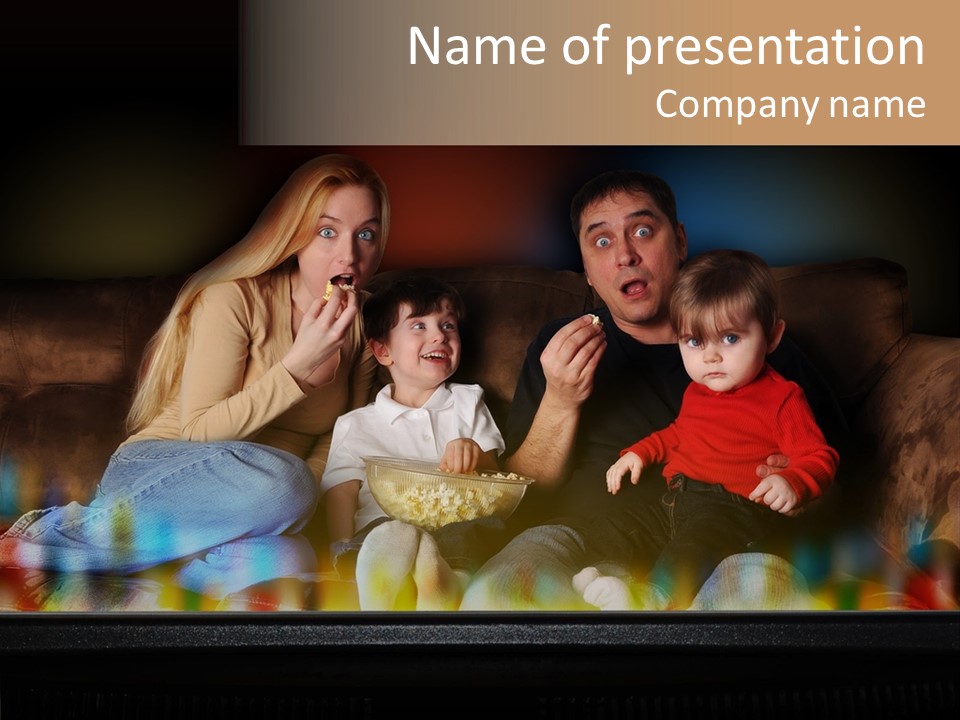 Leisure Broadcast Watch PowerPoint Template