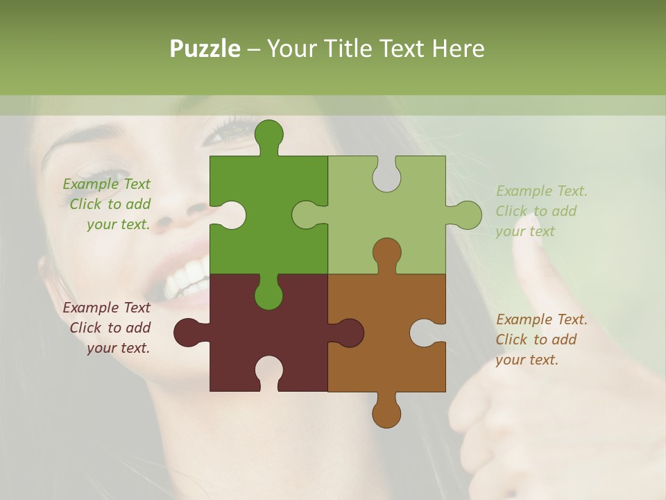 Confident Cute Relax PowerPoint Template