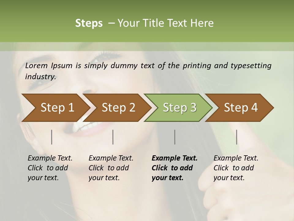 Confident Cute Relax PowerPoint Template