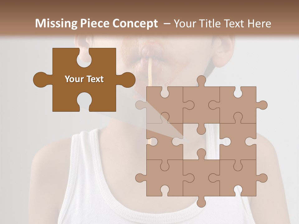 Sucking Meal Sauce PowerPoint Template