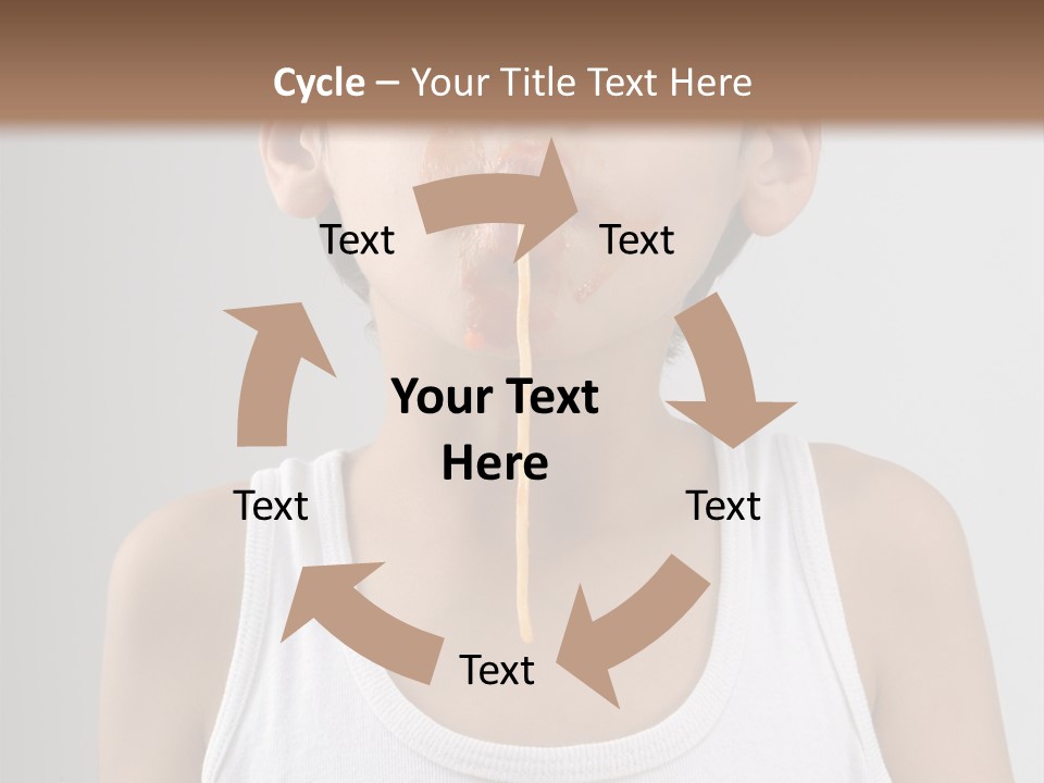 Sucking Meal Sauce PowerPoint Template