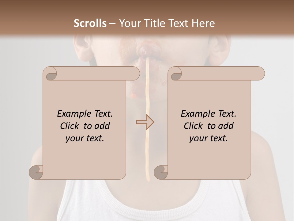 Sucking Meal Sauce PowerPoint Template